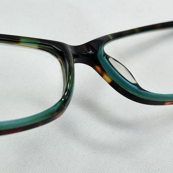 ?Genevieve Boutique Brown & Teal Attempt Eyeglasses w/Hardshell Case main image 5